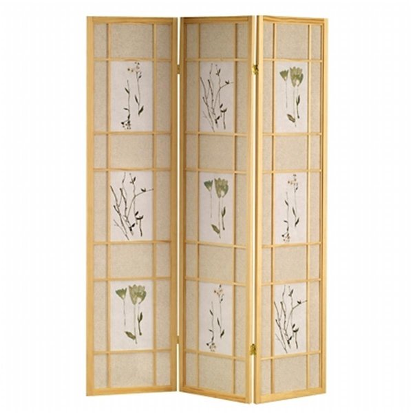 Manmade 3 Panel Shoji Screen - Natural MA106135